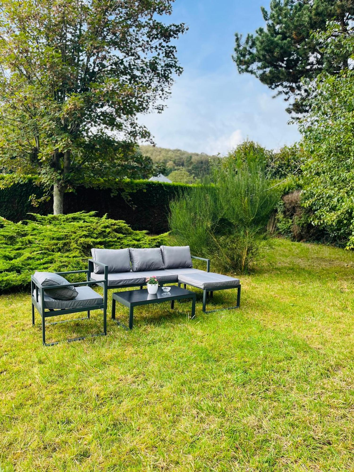 Maison Evasion Voyage Parking Et Jardin By Art De Voyager Этрета Экстерьер фото